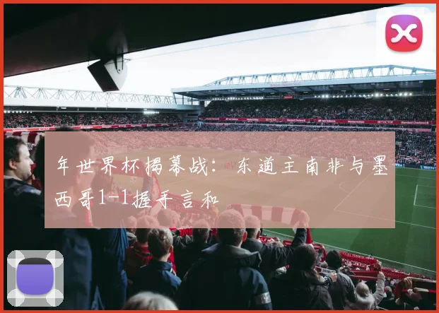 年世界杯揭幕战：东道主南非与墨西哥1-1握手言和
